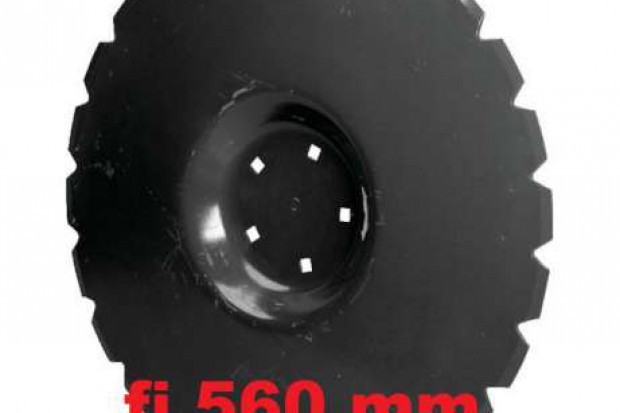 Ogłoszenie rolnicze: Talerz płaski uzębiony fi 560 mm gruber, brona, agregat