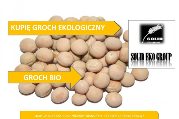 Ogłoszenie rolnicze: Groch ekologiczny