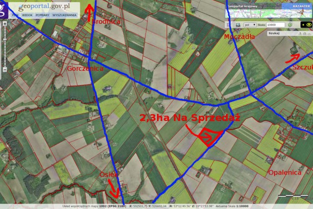 Ogłoszenie rolnicze: Sprzedam ziemię rolną w Gorczenicy - 2,3ha