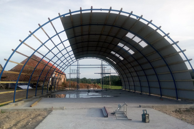 Ogłoszenie rolnicze: Hala ŁUKOWA stalowa MAGAZYN SILOS TIR 11,8 X 150