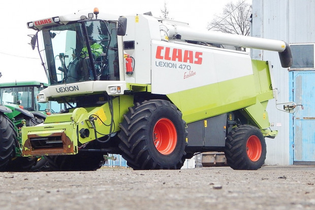 Ogłoszenie rolnicze: CLAAS LEXION 470 EVOLUTION - V750 - 2003 ROK