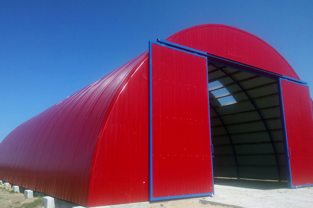 Ogłoszenie rolnicze: HALE łukowe stalowe magazynowe hangar 11,8 x 12,5
