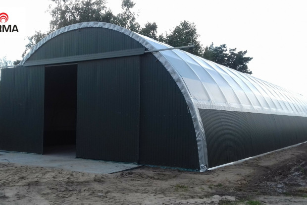 Ogłoszenie rolnicze: konstrukcja stalowa hala tunelowa magazyn 12x22