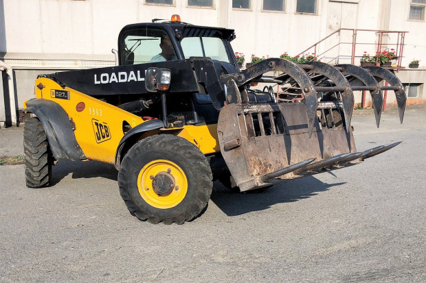 Ogłoszenie rolnicze: JCB 527-55 - KROKODYL + ŁYŻKA - 2008 ROK