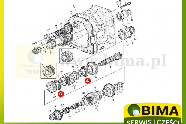 Ogłoszenie rolnicze: Pierścień synchronizatora John Deere 6630,6225,6325