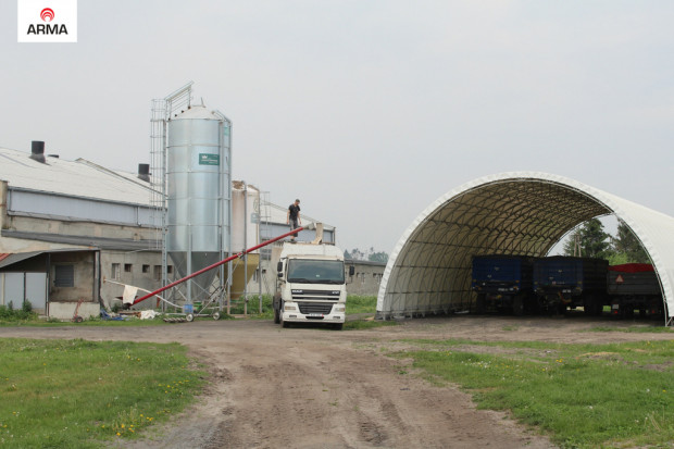 Ogłoszenie rolnicze: hala tunelowa konstrukcja stalowa wiata 12x46