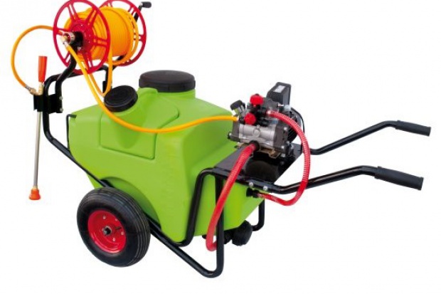 Ogłoszenie rolnicze: Opryskiwacz taczkowy model OPST3-100E (0,9kW)