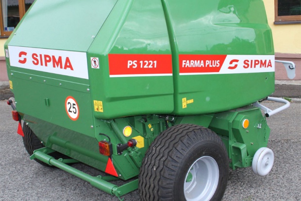 Ogłoszenie rolnicze: Prasa zwijająca stałokomorowa SIPMA PS 1221 FARMA PLUS / NOWA