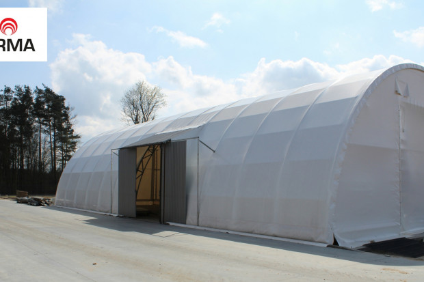 Ogłoszenie rolnicze: konstrukcja kratownicowa magazyn słoma zadaszenie tunel 12x42