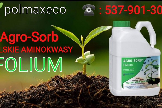 Ogłoszenie rolnicze: Agro-Sorb FOLIUM Polskie Aminokwasy Biostymulator