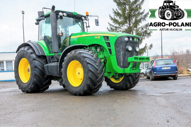 Ogłoszenie rolnicze: JOHN DEERE 8430 POWERSHIFT - 2008 ROK - 351 KM - MICHELIN 800/70R38