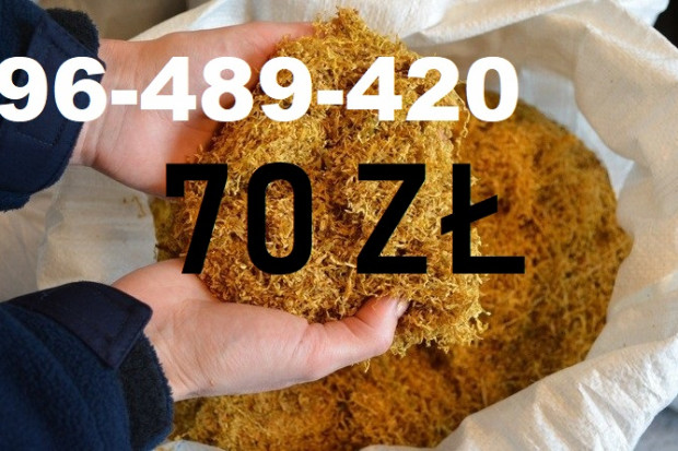 Ogłoszenie rolnicze: Tytoń 70 ZŁ za 1 KG TANIO Virginia GOLD, Viceroy, Route 66 RED/BLUE