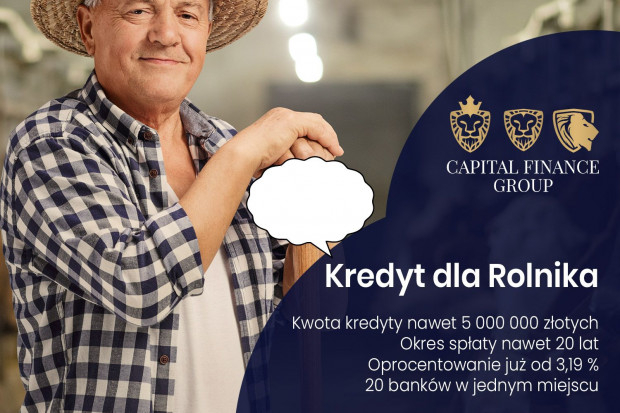 Ogłoszenie rolnicze: KREDYTY ROLNICZE ORAZ POZYCZKI PRYWATNE POD ZASTAW GRUNTOW ROLNYCH