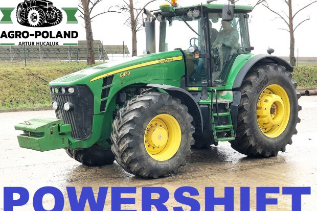 Ogłoszenie rolnicze: JOHN DEERE 8430 POWERSHIFT - 2008 ROK - AUTOPILOT - GPS - AUTOTRAC