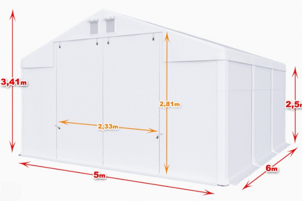 Ogłoszenie rolnicze: Hala namiotowa całoroczna 5 x 6 x 2,5m